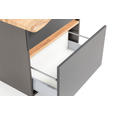 WASCHBECKENUNTERSCHRANK 61/55/40 cm  - Eiche Wotan/Graphitfarben, Natur, Holzwerkstoff (61/55/40cm) - Xora