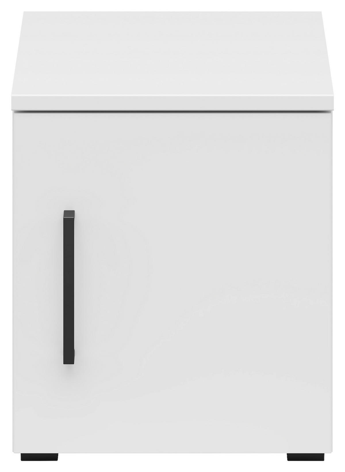 AUFSATZSCHRANK 30/35/40 cm  in  - Schwarz/Weiß, MODERN, Holzwerkstoff/Kunststoff (30/35/40cm) - Carryhome