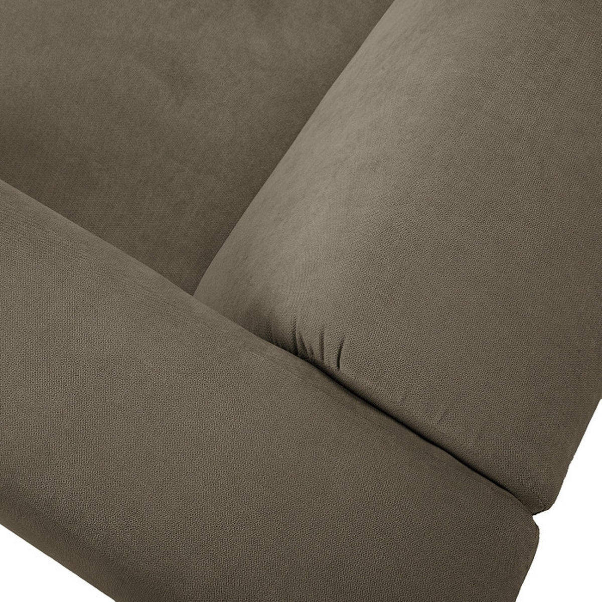 ECKSOFA in Struktur Dunkelgrau  - Dunkelgrau, Modern, Textil (255/72/160cm) - Trendmanufaktur