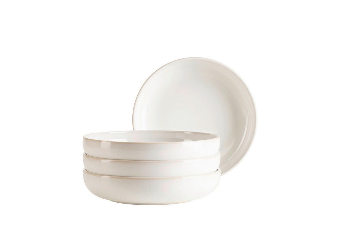 SCHÜSSELSET 4-teilig Unico   - Weiß, Basics, Keramik - Mäser