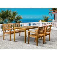 GARTENTISCH 135/80/74 cm Holz rechteckig  - Naturfarben, Natur, Holz (135/80/74cm) - Livetastic