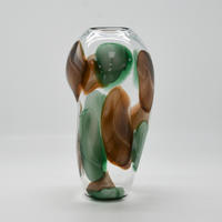 DEKOVASE  - Multicolor, Basics, Glas (18,5/18,5/38cm)
