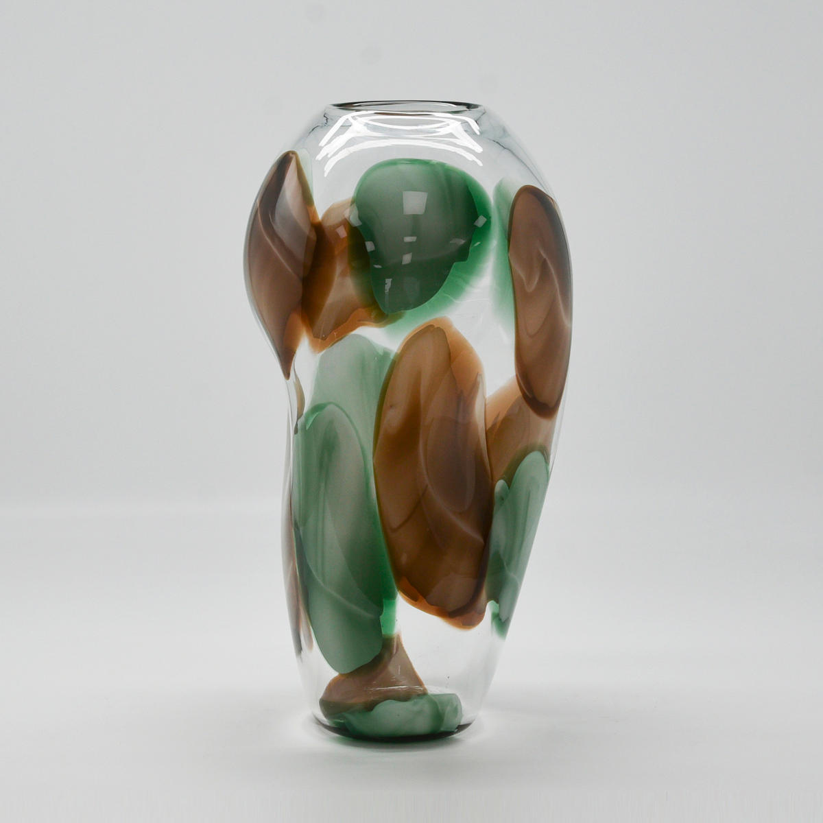 DEKOVASE  - Multicolor, Basics, Glas (18,5/18,5/38cm)