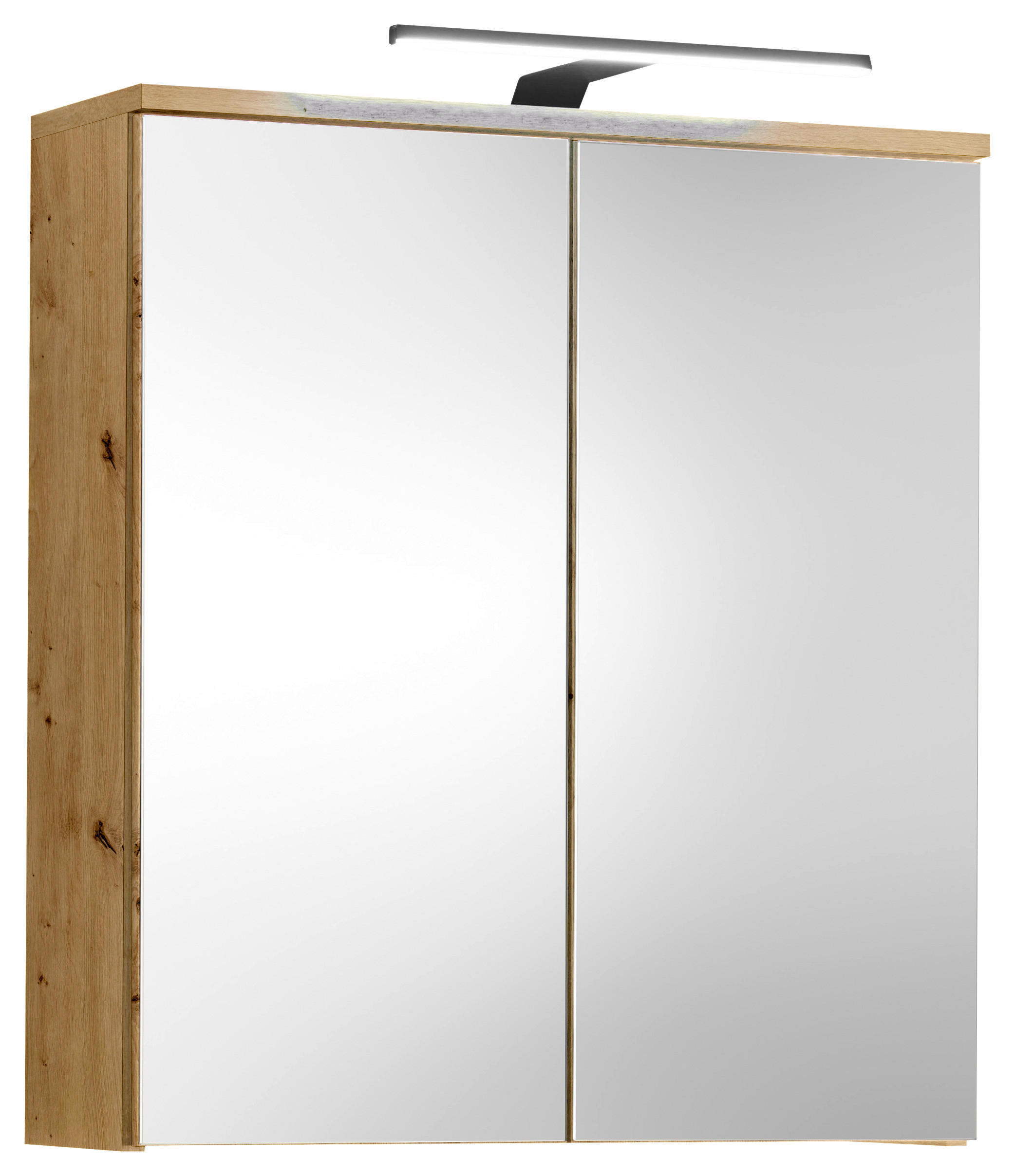 SPIEGELSCHRANK 60/67/20 cm  - Eiche Artisan, MODERN, Glas/Holzwerkstoff (60/67/20cm) - MID.YOU