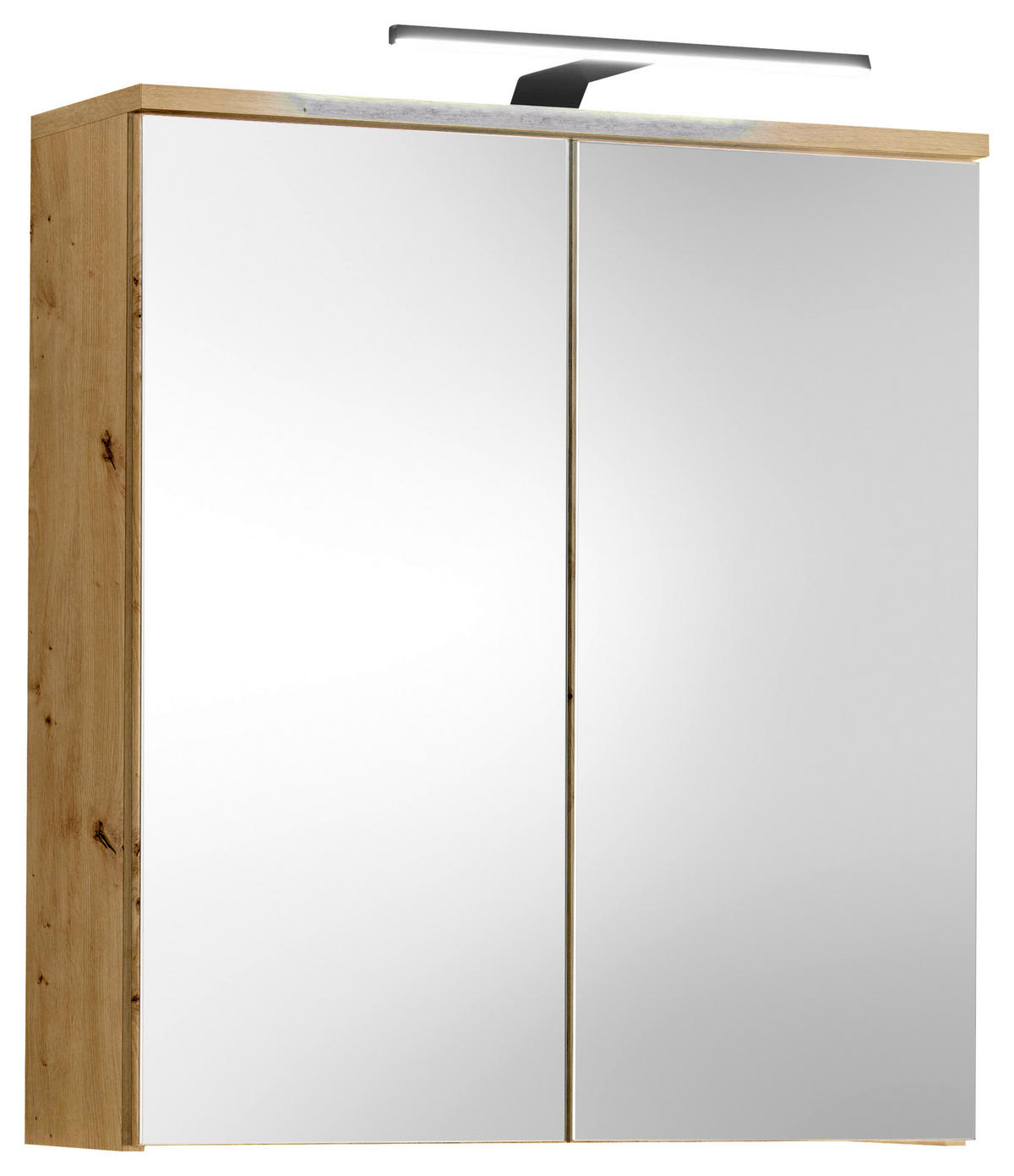 SPIEGELSCHRANK 60/67/20 cm  - Eiche Artisan, MODERN, Glas/Holzwerkstoff (60/67/20cm) - MID.YOU