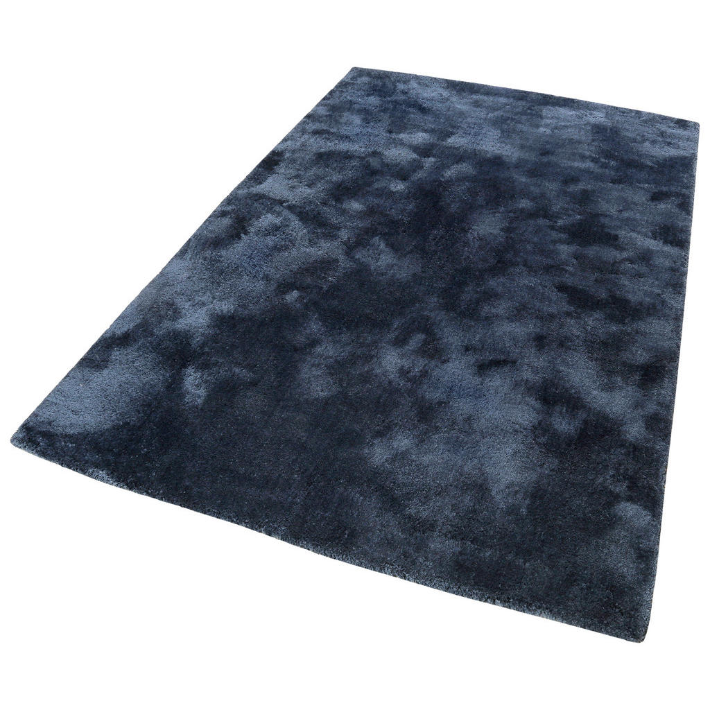 Thumbnail - Esprit Hochflorteppich Relaxx, Blau, Dunkelblau, Textil, Uni, rechteckig, 160x230 cm, Textiles Vertrauen - Oeko-Tex®, Ho...