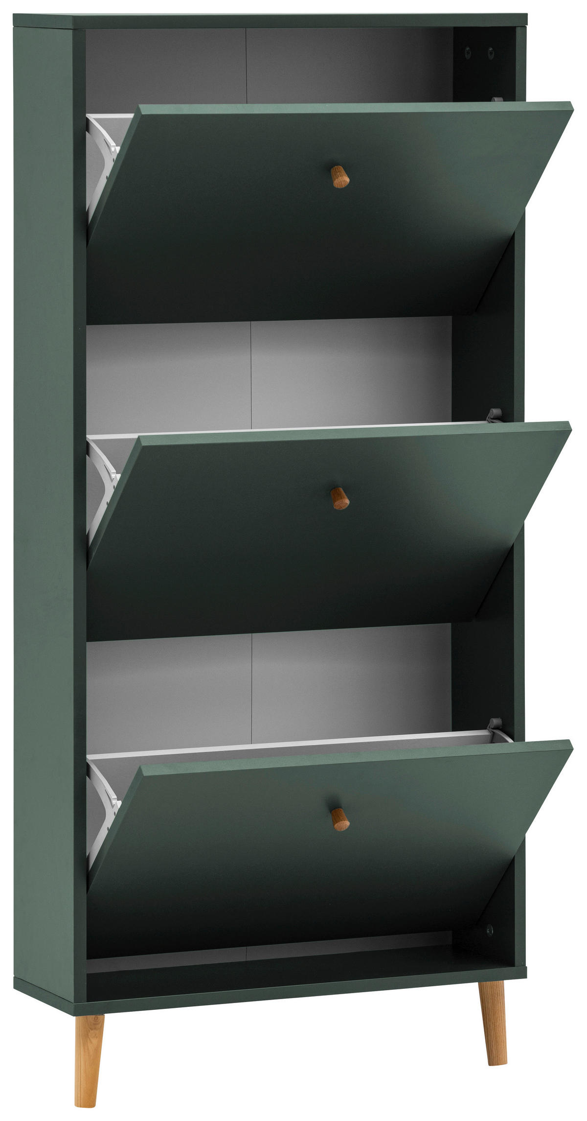 SCHUHKIPPER  in 59,8/131/19,55 cm  - Waldgrün, Design, Holz/Holzwerkstoff (59,8/131/19,55cm) - MID.YOU