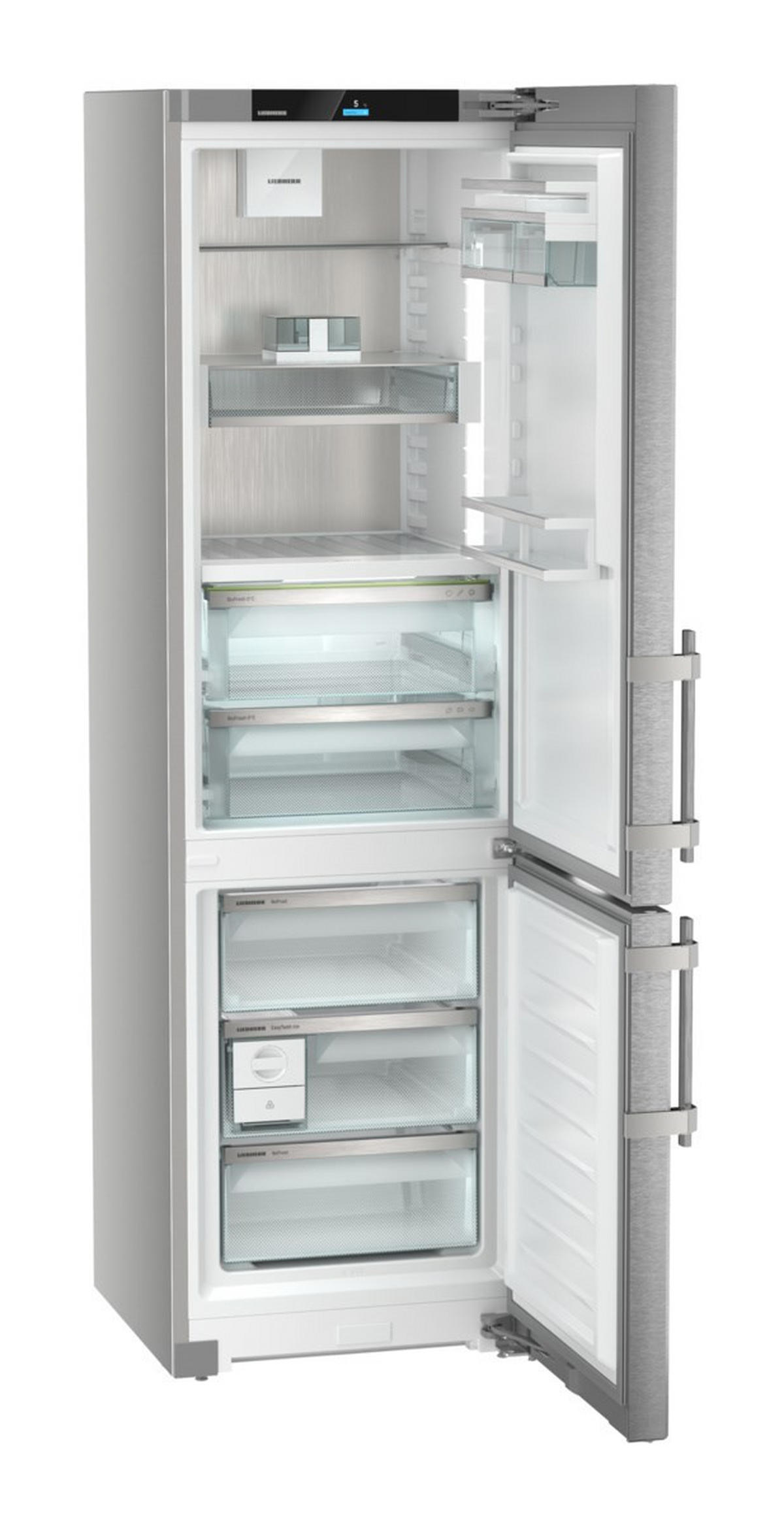 KÜHL-GEFRIER-KOMBINATION CBNSDA575I-22  - Edelstahlfarben, Basics, Metall (59,7/201,1/67,5cm) - Liebherr