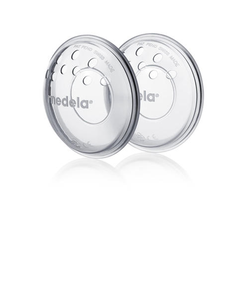 BRÖSTVÅRTSKYDD SET   - transparent, Basics, plast (10/10/6,5cm) - Medela