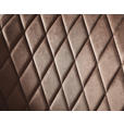 ARMLEHNSTUHL  in Eisen Samt  - Beige/Schwarz, Design, Textil/Metall (56/79/58cm) - Carryhome