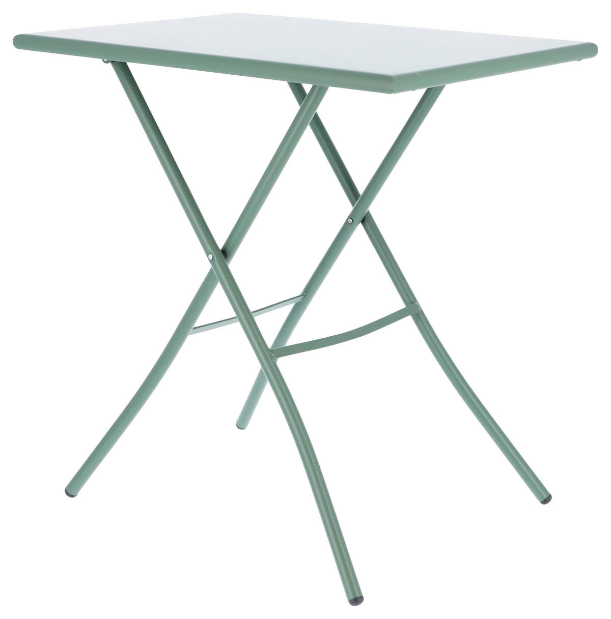 GARTENKLAPPTISCH 70/50/73 cm Metall rechteckig  - Salbeigrün, KONVENTIONELL, Metall (70/50/73cm) - FIAM