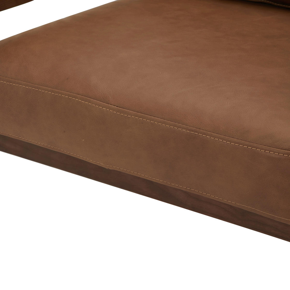 SESSEL Echtleder Braun    - Braun, LIFESTYLE, Leder/Holz (71/73/80cm) - Livetastic