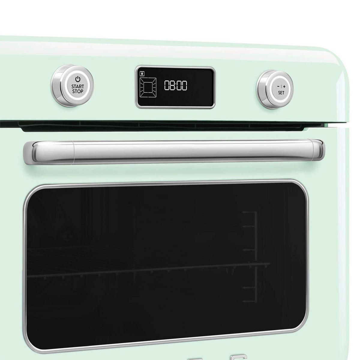MINIBACKOFEN 50´s Style  - Pastellgrün, Basics, Metall (50/40/51cm) - SMEG