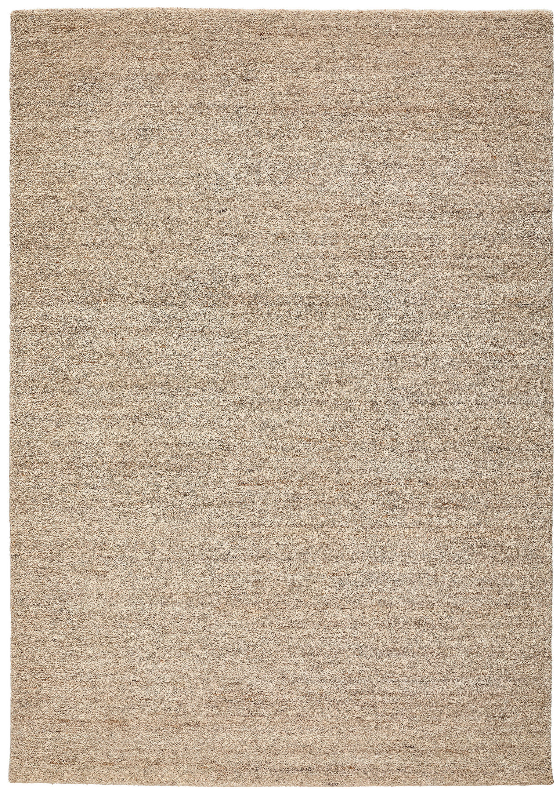 WOLLTEPPICH Wohnzimmer 200/300 cm NADOR Beige rechteckig  - Beige, Design, Textil (200/300cm) - Linea Natura