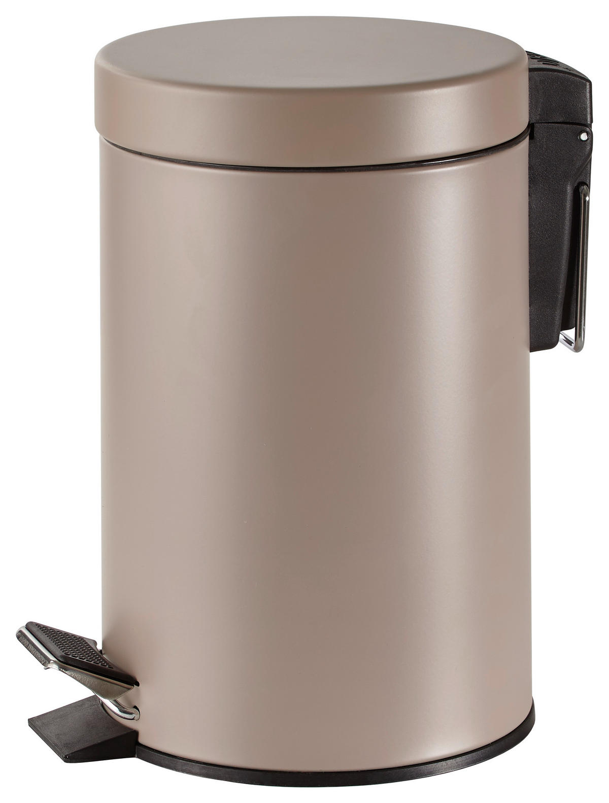 KOSMETIKEIMER MONACO 3 L  - Schwarz/Braun, Basics, Kunststoff/Metall (17/26cm) - Kela