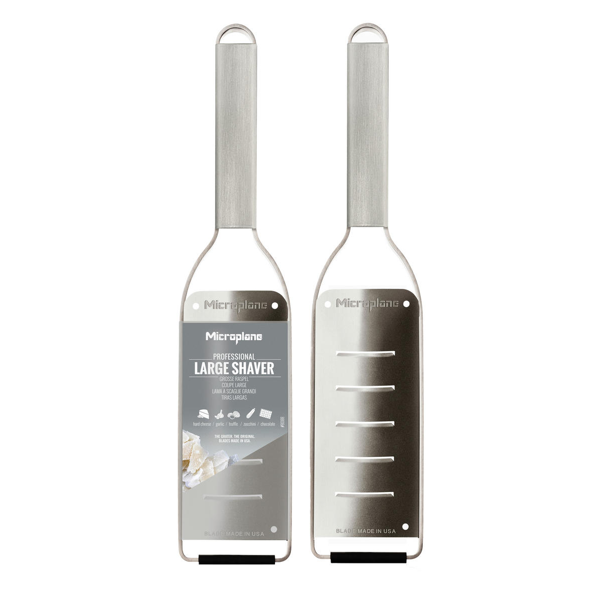 RIBEŽ  - boje oplemenjenog čelika, Basics, metal/plastika (30/6,8/1,5cm) - MICROPLANE