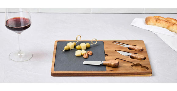 KÄSEMESSERSET  - LIFESTYLE, Holz/Stein - Homeware Profession.