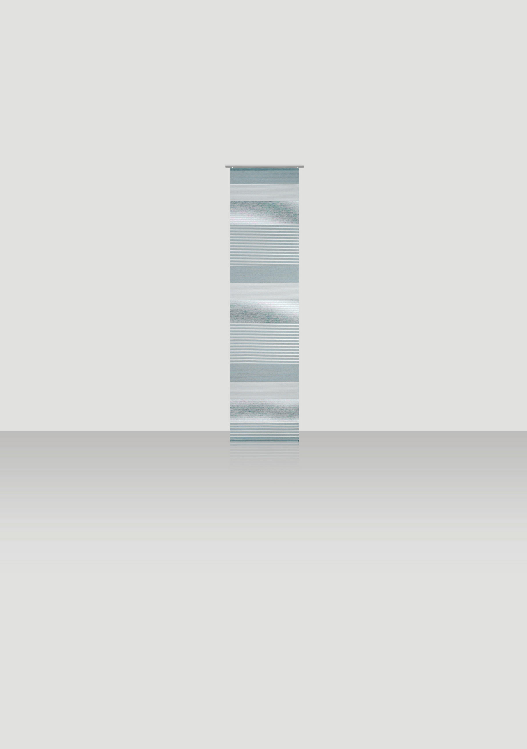 FLÄCHENVORHANG   halbtransparent  60/245 cm   - Petrol, Basics, Textil (60/245cm) - Novel