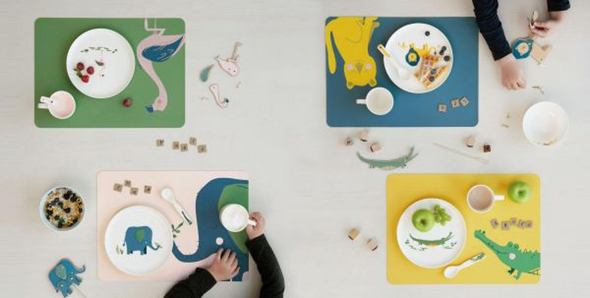 KINDERGESCHIRRSET KIDS, FIONA FLAMINGO Fine Bone China 4-teilig  - Rosa/Weiß, Basics, Keramik - ASA