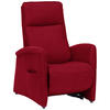 FERNSEHSESSEL in Chenille Rot  - Rot, Konventionell, Kunststoff/Textil (79-83/108/87cm) - Valdera