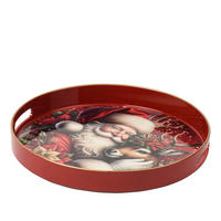 TABLETT 33/33 cm    - Rot, LIFESTYLE, Kunststoff (33/33cm)
