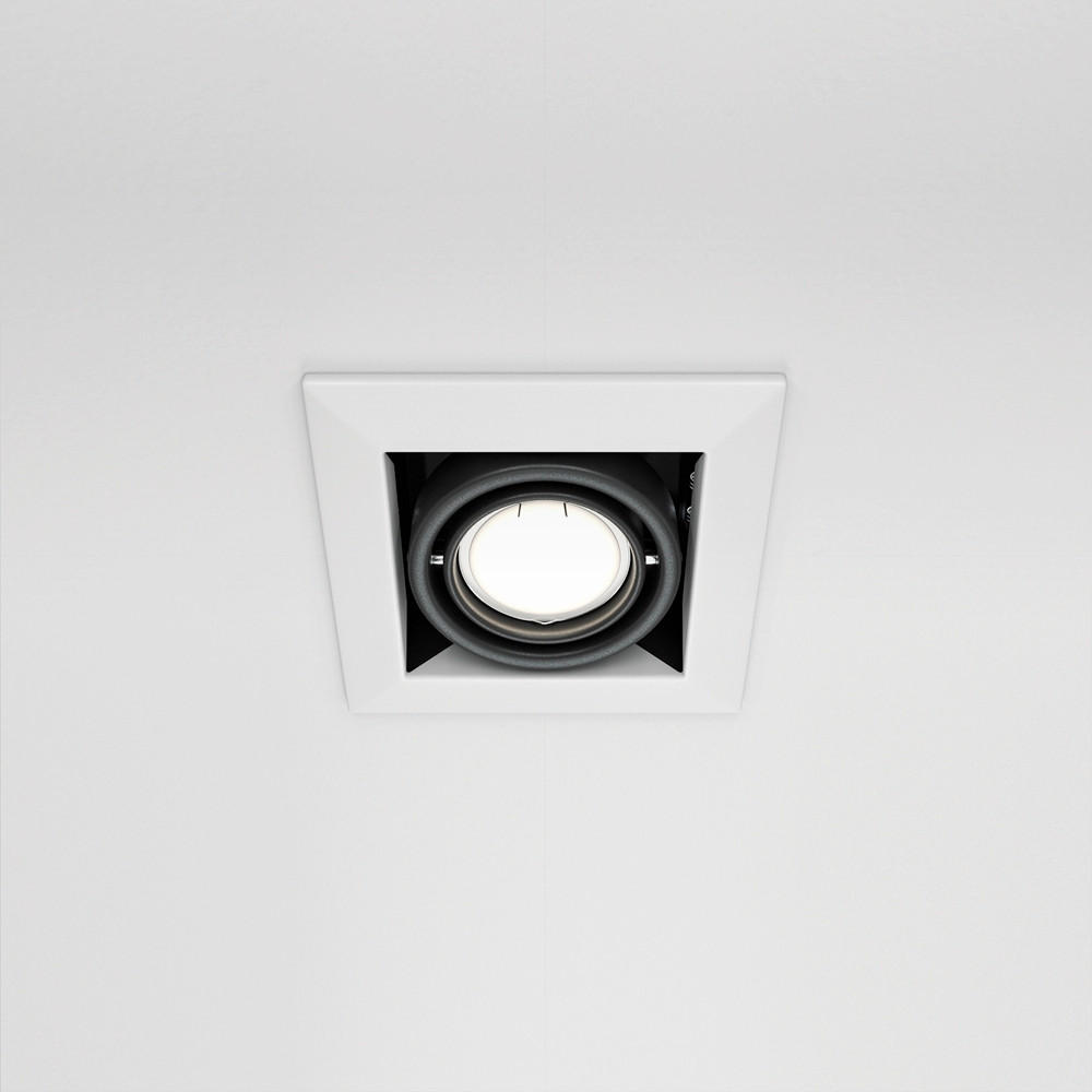 DECKENLEUCHTE    12,6/12,6/7,2 cm  - Weiß, MODERN, Metall (12,6/12,6/7,2cm) - MAYTONI