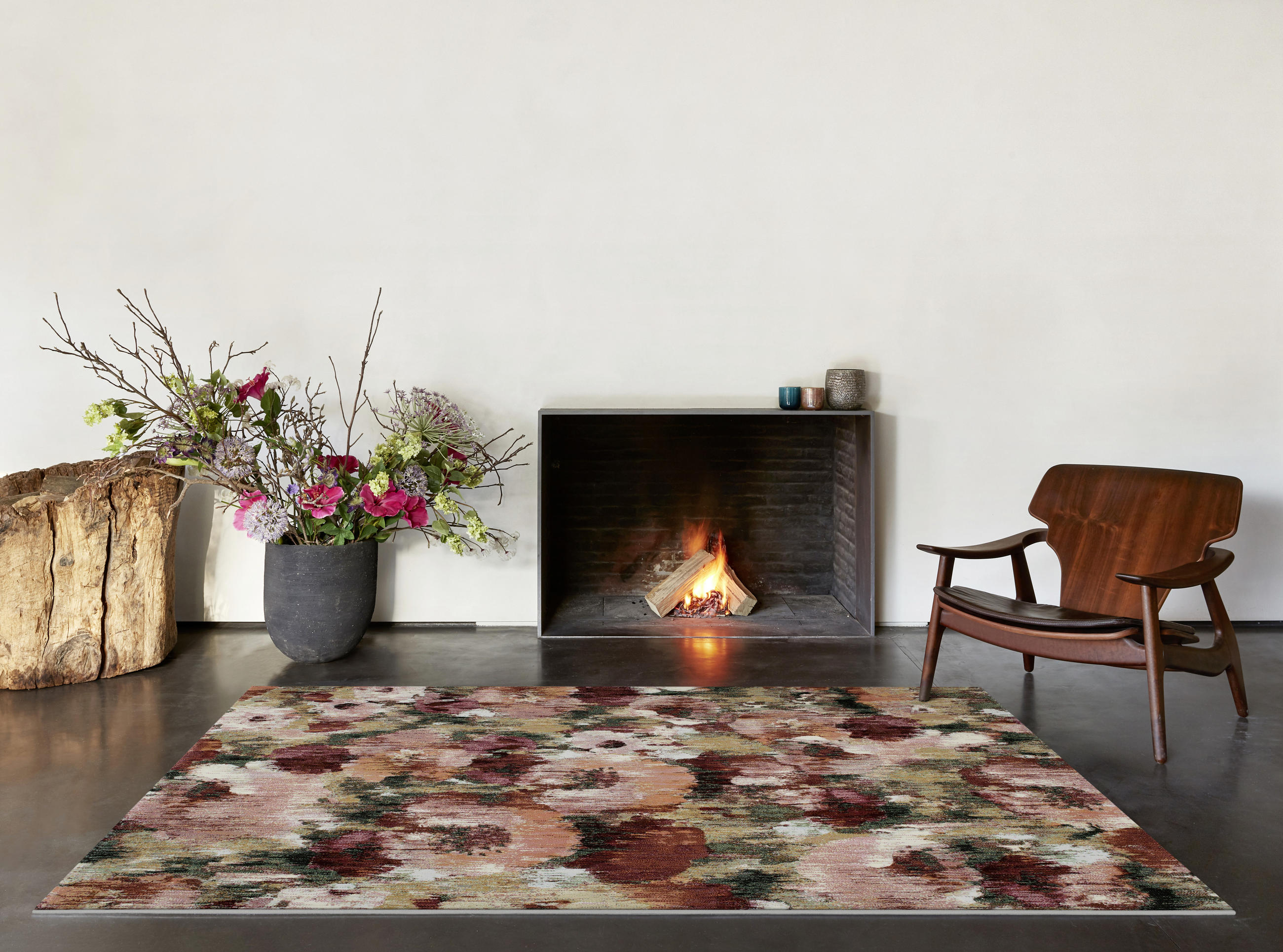 WEBTEPPICH 160/230 cm Catania  - Rot/Rosa, Trend, Textil (160/230cm) - Novel