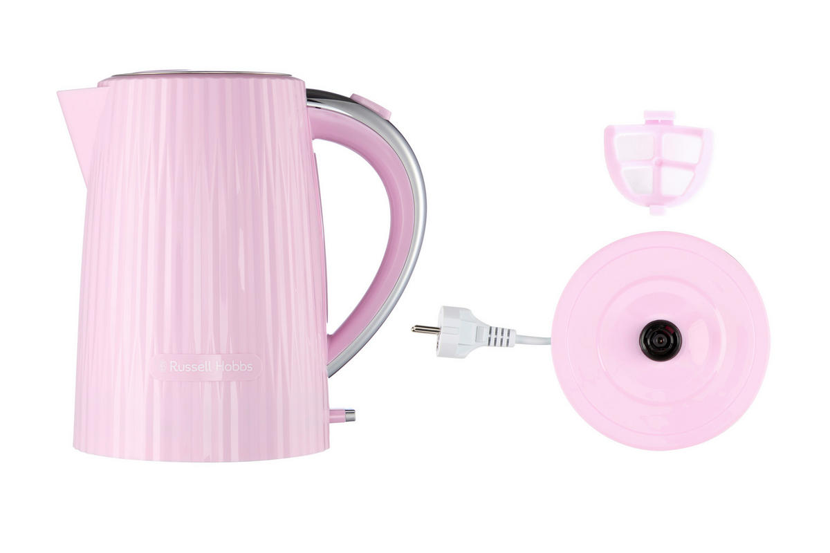 WASSERKOCHER Wasserkocher 1,7 L  - Hellrosa, Basics, Kunststoff (16/25/22,5cm) - Russell Hobbs