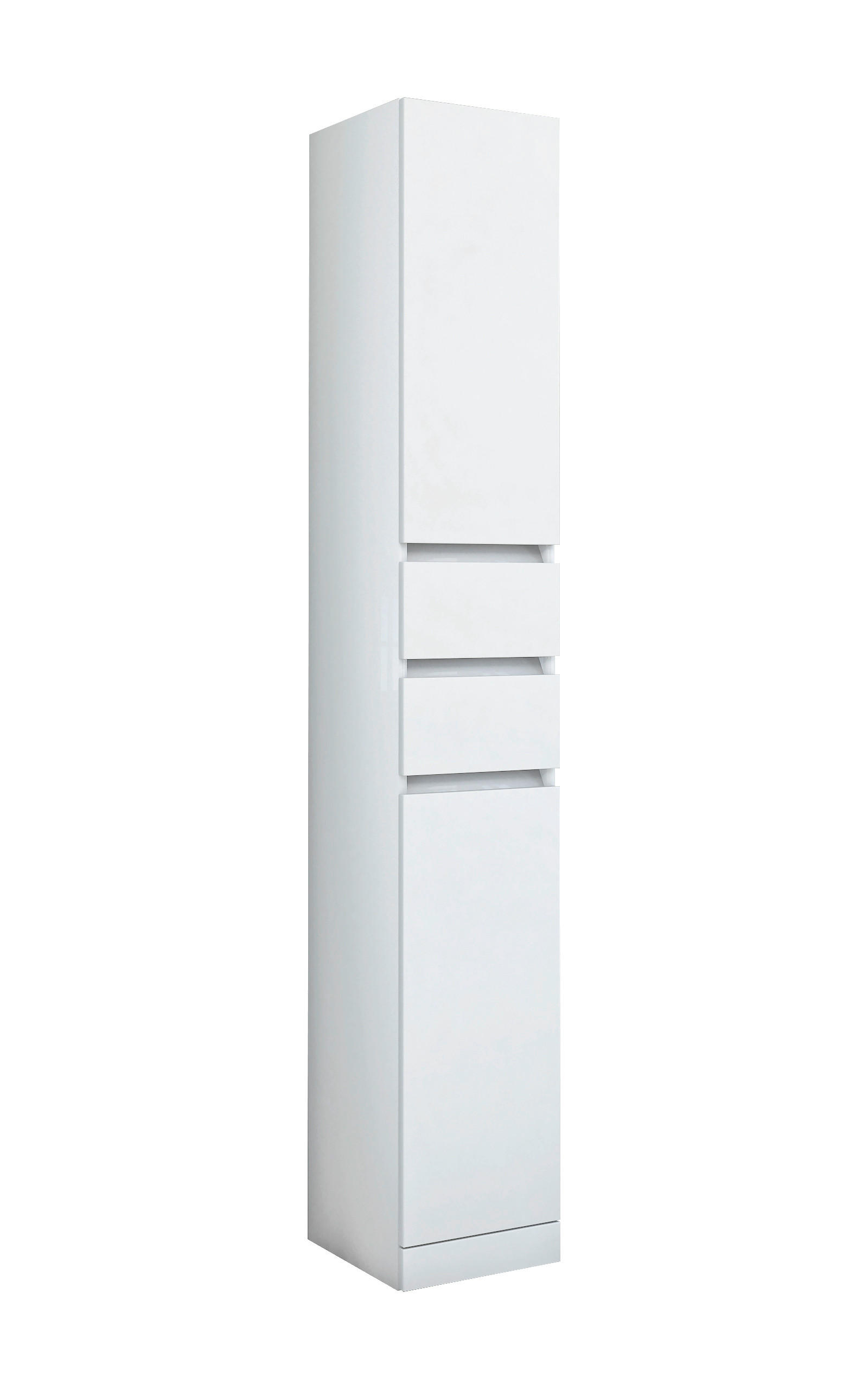 DULAP BAIE INALT 30/190/33,5 cm  - alb, Basics, material pe bază de lemn (30/190/33,5cm) - Welnova