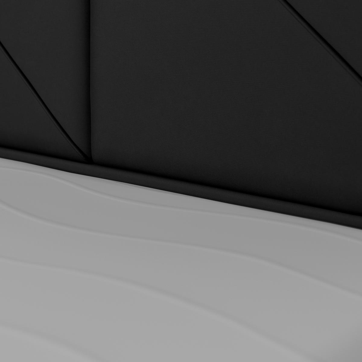 BOXSPRINGBETT 120/200 cm  in Schwarz  - Schwarz, Modern, Holz/Kunststoff (120/200cm) - MID.YOU