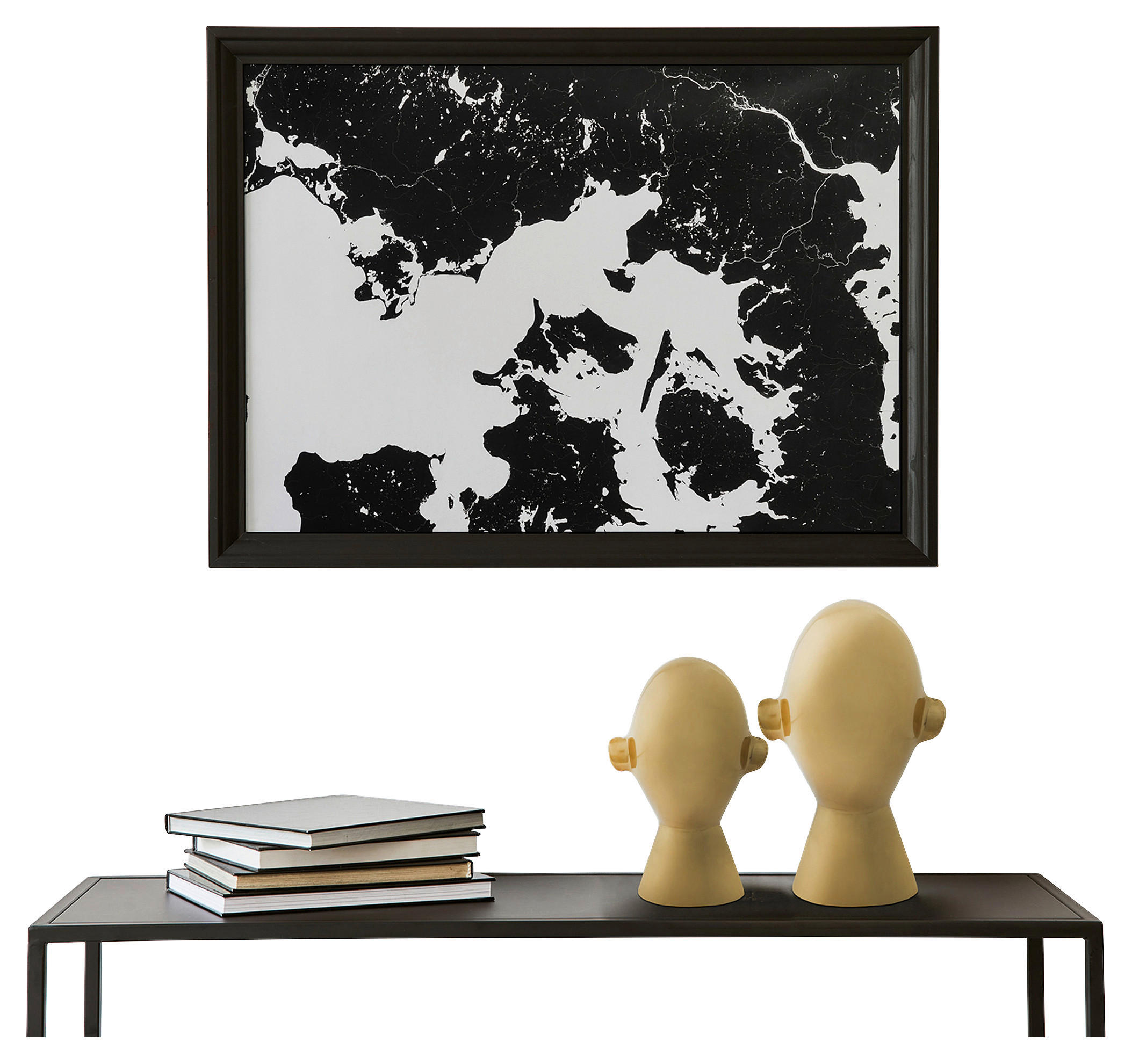 SKULPTUR - Goldfarben, Trend, Metall (11/22/14cm) - Kayoom