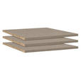 EINLEGEBODENSET 43/1,6/45 cm  - Grau, Basics, Holzwerkstoff (43/1,6/45cm) - Carryhome