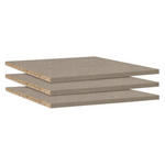 EINLEGEBODENSET 43/1,6/45 cm  - Grau, Basics, Holzwerkstoff (43/1,6/45cm) - Carryhome