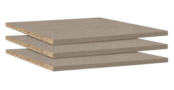 EINLEGEBODENSET 43/1,6/45 cm  - Grau, Basics, Holzwerkstoff (43/1,6/45cm) - Carryhome