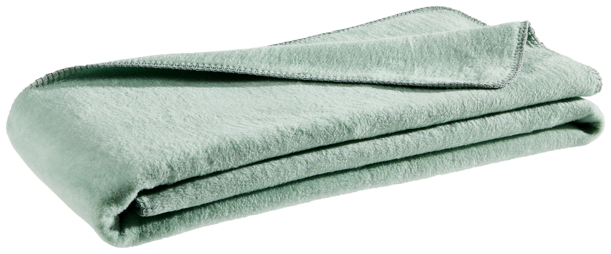 WOHNDECKE 150/200 cm - Hellgrün, Basics, Textil (150/200cm) - Bio:Vio