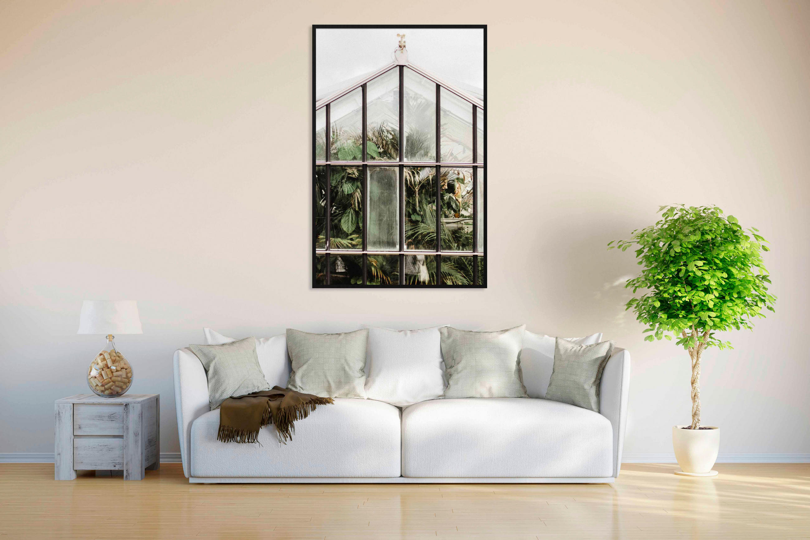 BILD 98/148 cm  - Schwarz/Grün, Design, Holz/Kunststoff (98/148cm)