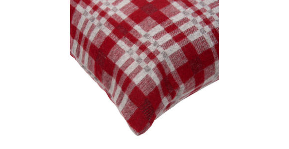 KISSENHÜLLE 50/50 cm    - Rot/Creme, Basics, Textil (50/50cm) - Esposa