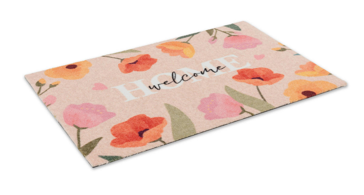 FUßMATTE  50/70 cm  Rosa  - Rosa, Basics, Kunststoff/Textil (50/70cm) - Astra