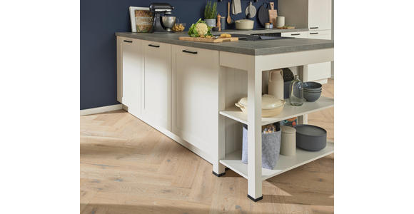 EINBAUKÜCHE   - Weiß, LIFESTYLE, Holzwerkstoff - Novel