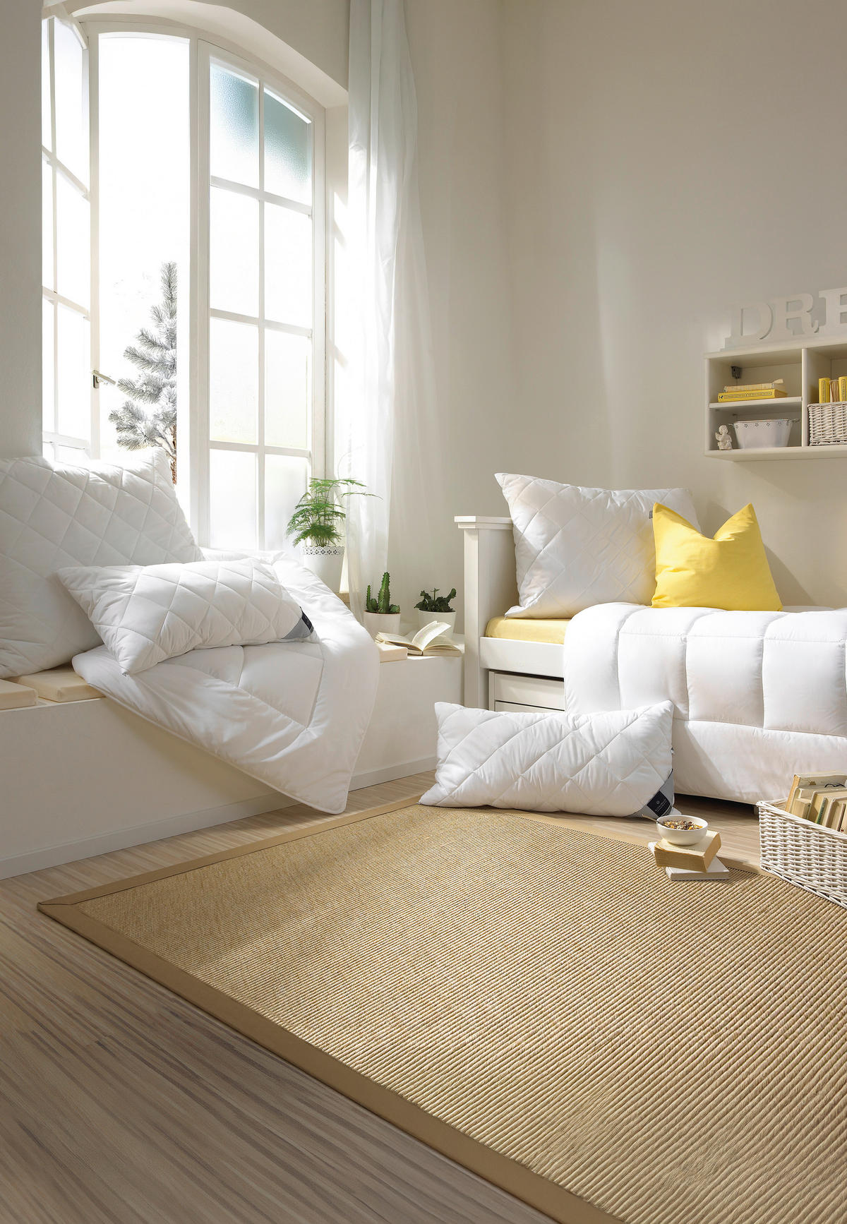 PÁRNA 70/90 cm   - fehér, Basics, textil (70/90cm) - Billerbeck