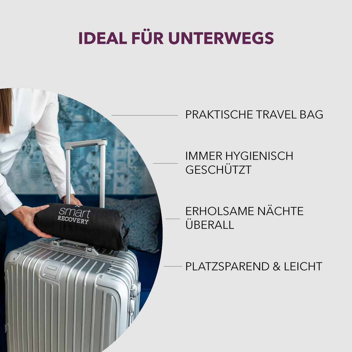 NACKENKISSEN RELAXING+  - Basics, Textil (65/7/40cm) - Smartsleep