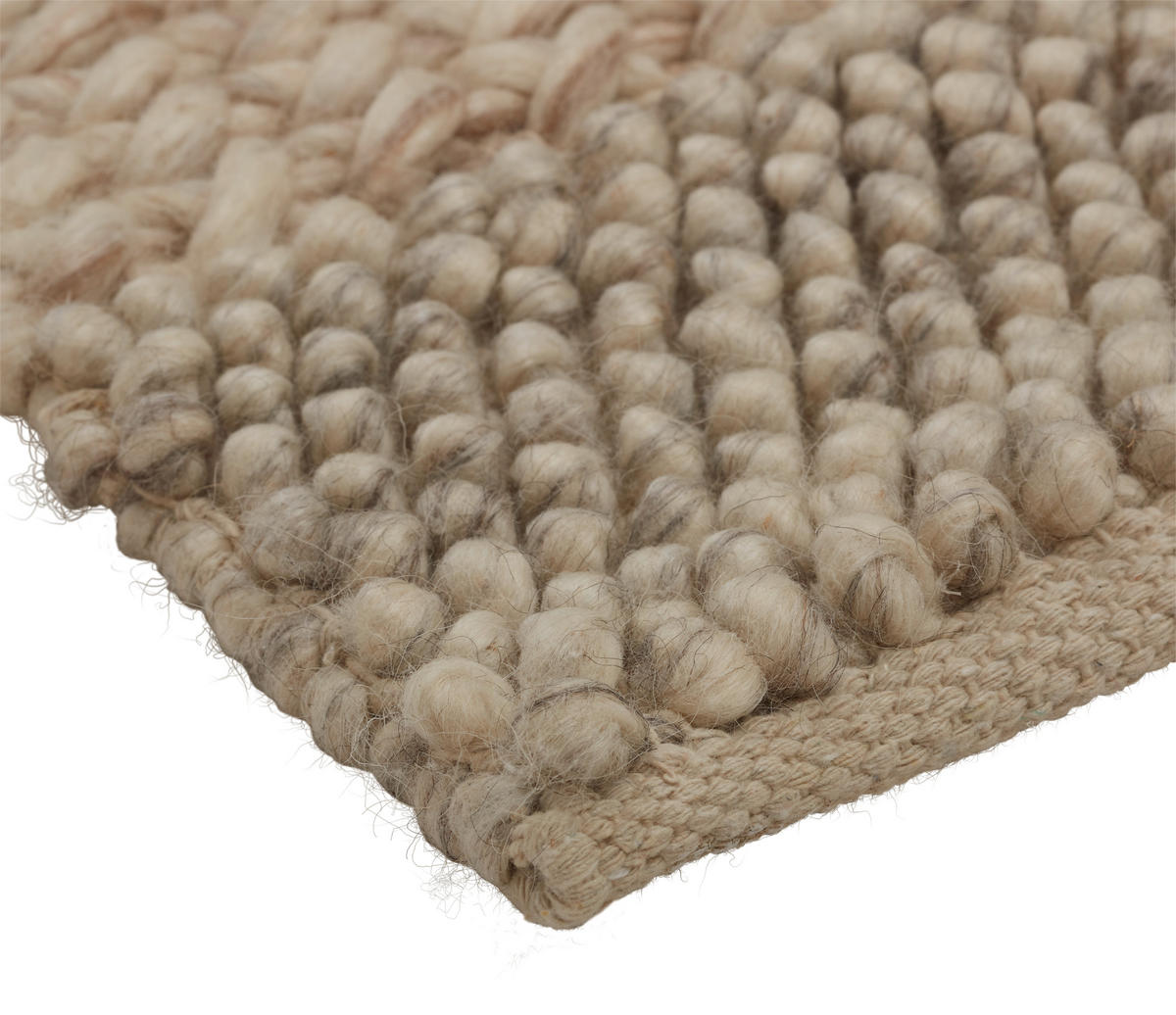 HANDWEBETEPPICH Nordic Stripes 130/190 cm Nordic Stripes  - Naturfarben, Natur, Textil (130/190cm) - Linea Natura