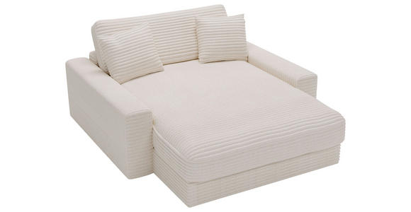 XXL-SESSEL Cord Naturfarben - Schwarz/Naturfarben, MODERN, Kunststoff/Textil (160/87/190cm) - Carryhome