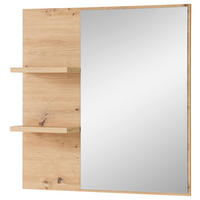 WANDSPIEGEL 78/80/17 cm  - Eiche Artisan, Design, Glas/Holzwerkstoff (78/80/17cm) - Xora