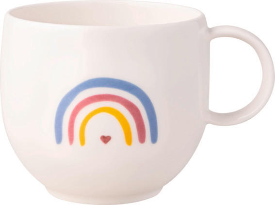 KAFFEEBECHER With Love  290 ml   - Weiß, LIFESTYLE, Keramik (12,5/9,5/8,5cm) - Villeroy & Boch
