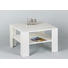 COUCHTISCH quadratisch Weiß - Weiß, Design (70/70/44cm) - Carryhome COUCHTISCH quadratisch Weiß - Weiß, Design (70/70/44cm) - Carryhome