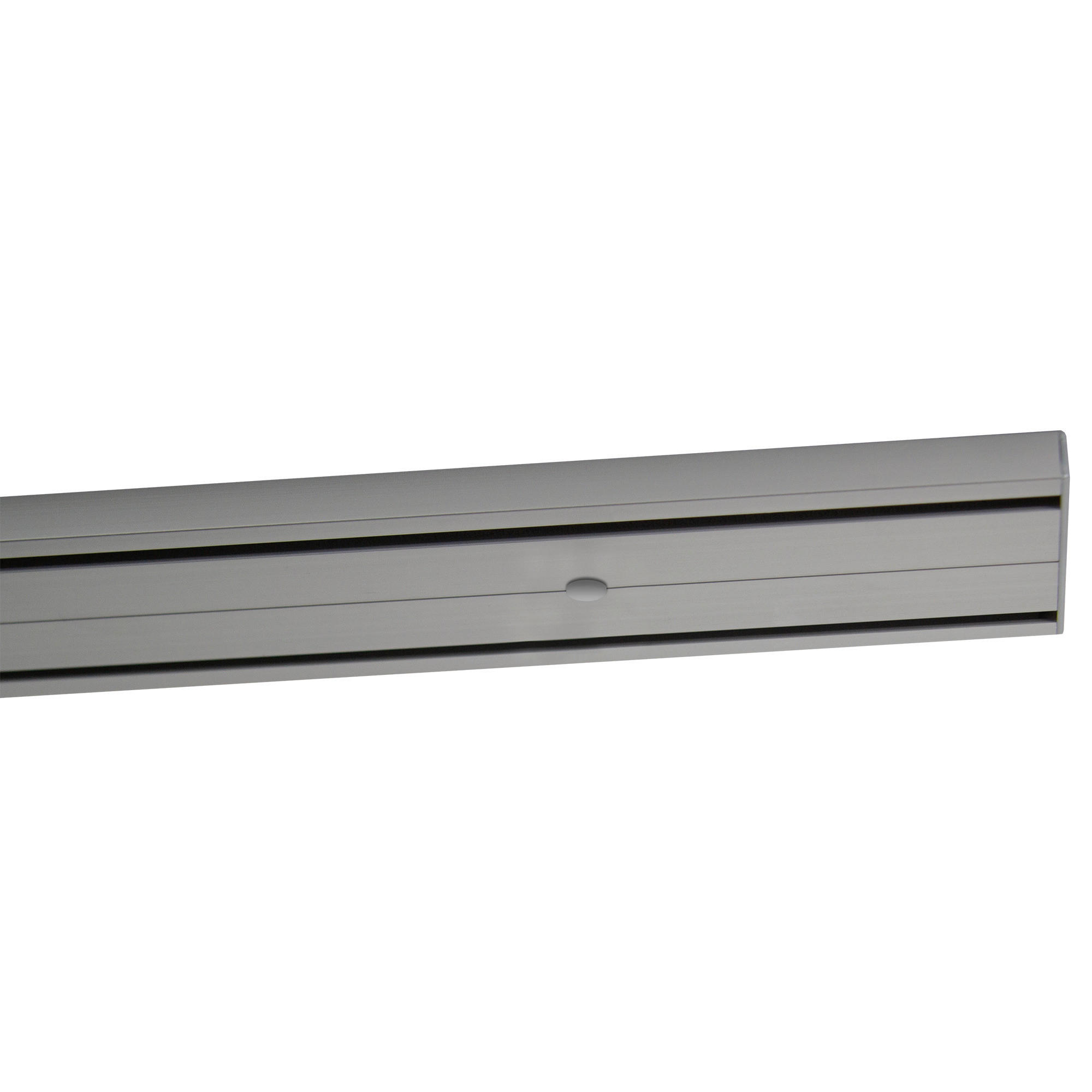 VORHANGSCHIENE  110 cm  - Grau, Basics, Metall (110cm)