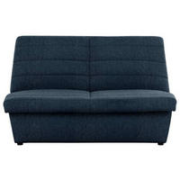2-SITZER-SOFA in Webstoff Dunkelblau  - Schwarz/Dunkelblau, Design, Kunststoff/Textil (145/92/103cm) - LOOKS by W.Joop