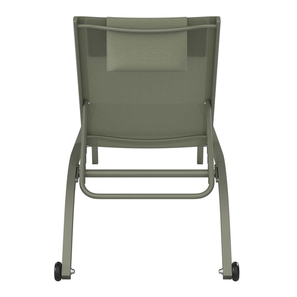 SONNENLIEGE 198/34/87/62 cm  - Grün, MODERN, Textil/Metall (198/34/87/62cm) - Ambia Garden