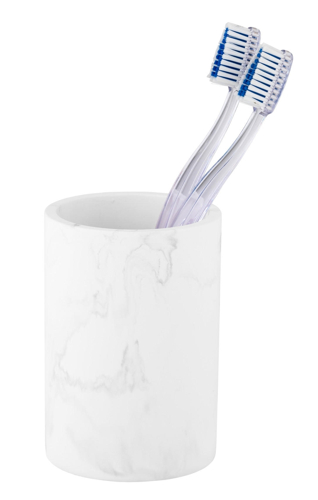 ZAHNPUTZBECHER BALATRO  - Weiß, KONVENTIONELL, Naturmaterialien (8/10,5/8cm) - Schöner Wohnen